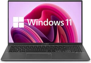 newest asus vivobook 15 laptop, 15.6” full hd touchscreen, intel core i5-1135g7 processor, 20gb ram, 1tb ssd, backlit keyboard, fingerprint reader, hdmi, wi-fi, windows 11 home, slate gray