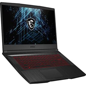 MSI GF65 Thin 3060 Gaming Laptop, 15.6" FHD 144Hz Display, Core i5-10500H 6-Core, GeForce RTX 3060 6GB, 16GB RAM 3200MHz, 512GB PCIe SSD, USB-C, WiFi 6, Ethernet, HDMI, Backlit, Win 10