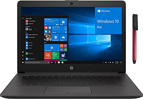 HP Probook 14" Business Laptop Computer, Intel Celeron N4020 Processor, 4GB DDR4 RAM, 128GB SSD, 802.11AC WiFi, Bluetooth 4.2, Webcam, Black, Windows 10 Pro, BROAG 64GB Flash Drive