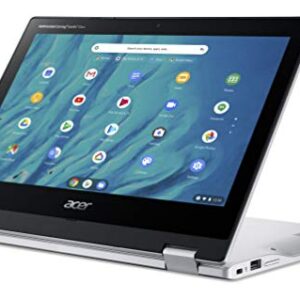Acer Convertible Chromebook Spin 311, 11.6" HD IPS Touch, MediaTek MT8183 Processor, 4GB RAM, 32GB eMMC, Chrome OS, Silver, CP311-3H-K4S1