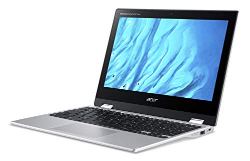 Acer Convertible Chromebook Spin 311, 11.6" HD IPS Touch, MediaTek MT8183 Processor, 4GB RAM, 32GB eMMC, Chrome OS, Silver, CP311-3H-K4S1