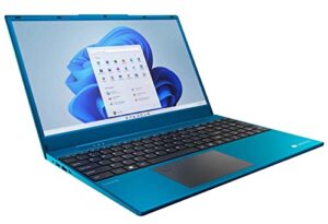 newest gateway 15.6inch fhd ultra slim laptop in blue amd ryzen 7 (better than i7-8565u) 8gb ram 512gb ssd fingerprint scanner cam hdmi wifi w11 (gt15bl16) (renewed)