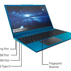 Newest Gateway 15.6inch FHD Ultra Slim Laptop in Blue AMD Ryzen 7 (Better Than i7-8565U) 8GB RAM 512GB SSD Fingerprint Scanner Cam HDMI WiFi W11 (GT15BL16) (Renewed)