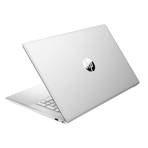 HP Laptop, 17.3" Non-Touch 60Hz Full HD (1920x1080), AMD Ryzen 5 5500U, 32GB RAM, 1TB PCIe SSD, AMD Radeon, HDMI, Webcam, WiFi, Bluetooth, Windows 11 Home, Natural Silver