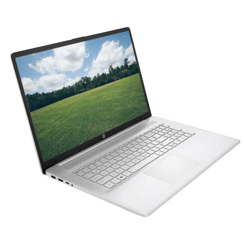 HP Laptop, 17.3" Non-Touch 60Hz Full HD (1920x1080), AMD Ryzen 5 5500U, 32GB RAM, 1TB PCIe SSD, AMD Radeon, HDMI, Webcam, WiFi, Bluetooth, Windows 11 Home, Natural Silver