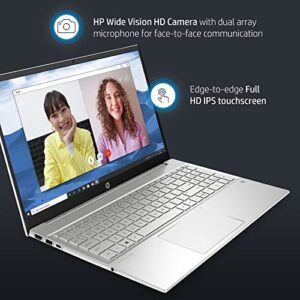 HP Newest Pavilion Touchscreen Laptop, 15.6”FHD 1080P IPS Display, Intel Core i5-1235U, 16GB RAM, 1TB PCIe SSD, Wi-Fi 6, Webcam, USB-A&C, w/HDMI Cable