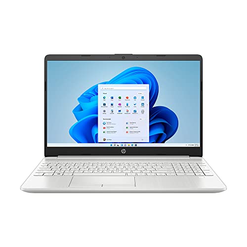 2022 HP 15.6" FHD IPS Laptop Computer, 11th Gen Intel Core i3-1115G4 Processor, 16GB DDR4 RAM, 512GB PCIe SSD, Intel UHD Graphics, HD Webcam, HD Audio, Windows 10 S, Silver, 32GB SnowBell USB Card