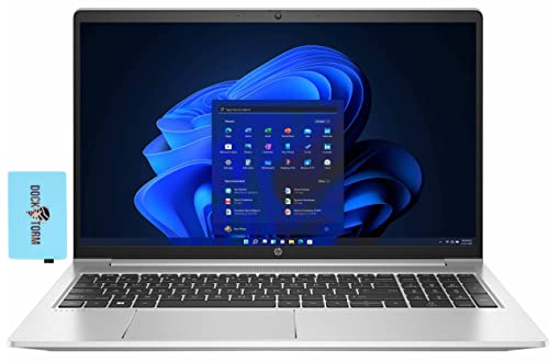 HP ProBook 455 G9 15.6" 60Hz FHD IPS Laptop (AMD Ryzen 5 5625U 6-Core, 8GB RAM, 1TB PCIe SSD, AMD Radeon, Backlit KB, WiFi 6, Bluetooth 5.2, Ethernet LAN (RJ-45), HD Webcam, Win 11 Pro) with Hub