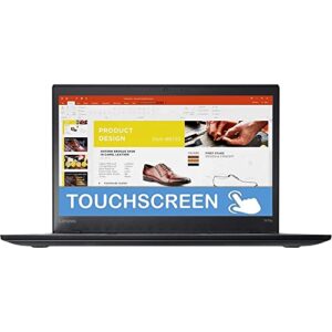 lenovo thinkpad t470s 14″ fhd touchscreen laptop, intel core i7-7600u, 16gb ddr4 ram, 256gb ssd, backlit keyboard, hdmi, type-c, windows 10 pro (renewed)