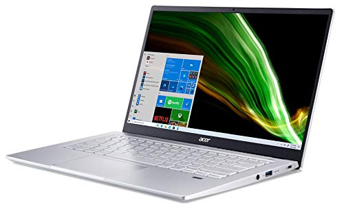 Acer Swift 3 Thin & Light Laptop | 14" Full HD IPS 100% sRGB Display | AMD Ryzen 7 5700U Octa-Core Processor | 8GB LPDDR4X | 512GB NVMe SSD | WiFi 6 | Backlit KB | FPR | Amazon Alexa | SF314-43-R2YY