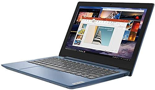 Lenovo 2021 Newest ideapad Compact Laptop for School and Home: 11.6" HD Display, Intel Dual-Core Celeron, 4GB RAM, 64GB Storage, WiFi, BT, HDMI, Dolby Audio, Office 365, Win10 S, June Cloth