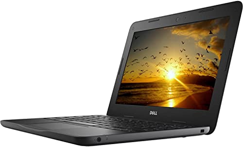 Dell Chromebook 3180 Laptop PC, Intel Celeron N3060 Processor, 4GB Ram, 64GB Solid State Drive, Wi-Fi | Bluetooth, HDMI, USB 3.1 Gen 1, Web Camera, Chrome OS (Renewed) (Non-Touch)