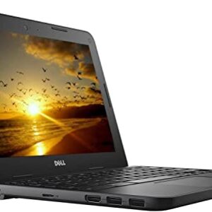 Dell Chromebook 3180 Laptop PC, Intel Celeron N3060 Processor, 4GB Ram, 64GB Solid State Drive, Wi-Fi | Bluetooth, HDMI, USB 3.1 Gen 1, Web Camera, Chrome OS (Renewed) (Non-Touch)