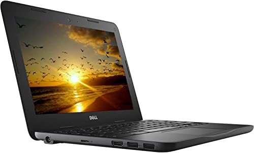 Dell Chromebook 3180 Laptop PC, Intel Celeron N3060 Processor, 4GB Ram, 64GB Solid State Drive, Wi-Fi | Bluetooth, HDMI, USB 3.1 Gen 1, Web Camera, Chrome OS (Renewed) (Non-Touch)