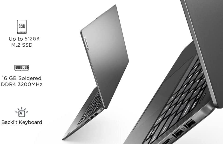 Lenovo Flex 5 14" 2-in-1 Touchscreen Laptop - 12th Gen Intel Core i5-1235U - 16:10 (2240 x 1400) Display - Thunderbolt 4 - Fingerprint Reader – Webcam - w/HDMI Cable (16GB RAM | 512GB PCIe SSD)