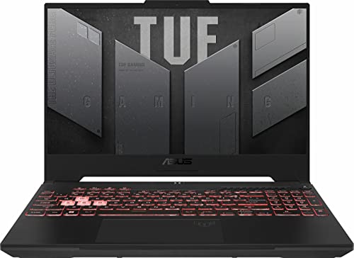 Asus TUF 15.6" FHD 144Hz Gaming Laptop | AMD Ryzen 7 6800H 8 cores | NVIDIA GeForce RTX 3050Ti | RGB Backlit Keyboard | Windows 11 | Grey (Gray, 8GB DDR5 | 512GB SSD)