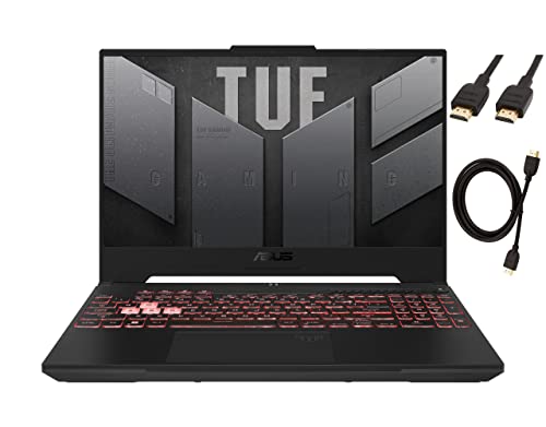 Asus TUF 15.6" FHD 144Hz Gaming Laptop | AMD Ryzen 7 6800H 8 cores | NVIDIA GeForce RTX 3050Ti | RGB Backlit Keyboard | Windows 11 | Grey (Gray, 8GB DDR5 | 512GB SSD)