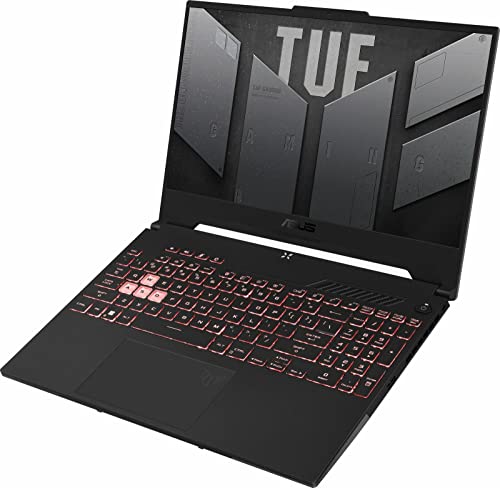 Asus TUF 15.6" FHD 144Hz Gaming Laptop | AMD Ryzen 7 6800H 8 cores | NVIDIA GeForce RTX 3050Ti | RGB Backlit Keyboard | Windows 11 | Grey (Gray, 8GB DDR5 | 512GB SSD)