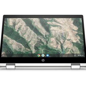 HP Chromebook x360 - 14b-ca0036nr 14" Touchscreen Intel Celeron N4000 1.1 GHz Intel UHD Graphics 600 4 GB RAM 32 GB eMMC Chrome OS BT Webcam Natural Silver (Renewed)