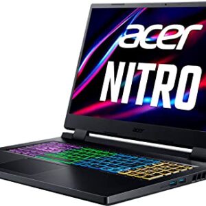 Acer 2022 Nitro 5 17.3" FHD IPS 144Hz Gaming Laptop Core i5 12500H(Beats i7-11800H) NVIDIA RTX 3050 TGP 95W Thunderbolt 4 Intel Killer Ethernet w/Mouse Pad (16GB RAM | 512GB PCIe SSD)