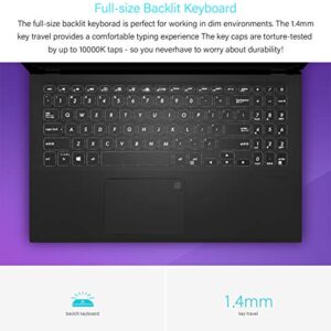 ASUS VivoBook 15.6" FHD Touchscreen Laptop. Intel Core i7-1065G7 Processor, 20GB RAM, 1TB SSD, Backlit Keyboard, Webcam, WiFi, HDMI, Bluetooth, Compact Design, Long Battery Life, Win 10