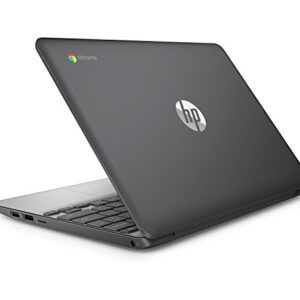 HP Chromebook 11.6in HD Touch Screen with IPS, Celeron N3060 @ 1.6GHz, 4GB RAM, 16GB eMMC, Gray (Renewed)