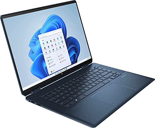 2022 HP Spectre x360 16" 3K+ (3072 x 1920) 2-in-1 Touchscreen (Intel 14-Core i7-12700H, 16GB RAM, 1TB PCle SSD, Stylus), Convertible Laptop, Fingerprint, Backlit, 2 x Thunderbolt 4, Windows 11 Home