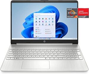 hp 2022 newest 15.6” laptop, amd ryzen 7 5700u (beat i7-1180g7), 32gb ddr4 ram, 1tb pcie ssd, windows 11 home, thin&light, full-size keyboard, cefesfy webcam accessory