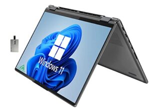 lenovo 2022 yoga 7i 2-in-1 360° 16″ 2.5k touchscreen laptop, intel evo platform core i5 1240p, 8gb ram, 1tb pcie ssd, intel iris xe graphics, backlit keyboard, win 11, storm grey, 32gb usb card