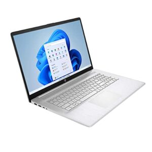 HP 2022 Newest 17.3" HD+ Touchscreen Laptop Computer, Hexa-Core AMD Ryzen 5 5500U (Upto 4.0GHz, Beats i7-1065G7), 32GB RAM, 1TB SSD+1TB HDD, WiFi, HDMI, USB-C, Bluetooth, Windows 11+MarxsolCables