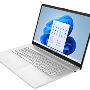 HP 2022 Newest 17.3" HD+ Touchscreen Laptop Computer, Hexa-Core AMD Ryzen 5 5500U (Upto 4.0GHz, Beats i7-1065G7), 32GB RAM, 1TB SSD+1TB HDD, WiFi, HDMI, USB-C, Bluetooth, Windows 11+MarxsolCables