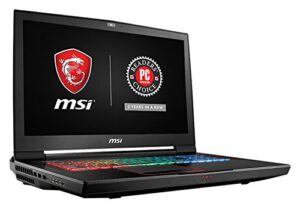 msi gt73vr titan pro-1005 17.3″ 120hz 5ms hardcore gaming laptop i7-7700hq gtx 1080 8g 16gb 512gb ssd + 1tb, black-red