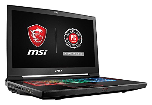 MSI GT73VR Titan PRO-1005 17.3" 120Hz 5ms Hardcore Gaming Laptop i7-7700HQ GTX 1080 8G 16GB 512GB SSD + 1TB, Black-Red