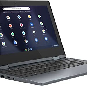 2022 lenovo Flex 3 Chromebook 11.6" 2-in-1 HD Touchscreen Laptop, Intel Celeron N4020 Processor, 4GB RAM, 64GB eMMC Flash Memory, HD Webcam, Chrome OS, Abyss Blue, 128GB Snowbell USB Card