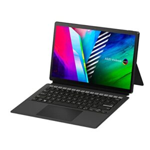 ASUS VivoBook 13 Slate OLED 2-in-1 Laptop, 13.3" FHD OLED Touch Display, Intel Pentium N6000 Quad-Core CPU, 4GB RAM, 128GB eMMC, Windows 11 Home in S Mode, Black, T3300KA-DH21T