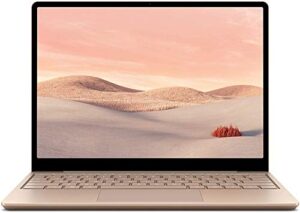 microsoft surface laptop go 12.4″ touch 8gb 128gb ssd core? i5-1035g1 1.0ghz win10p, sandstone (rene