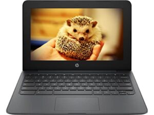 hp 2022 chromebook 11.6″ hd for business and student laptop, intel celeron n3350 processor, 4gb ram, 160gb storage( 32gb emmc+128gb microsd), intel hd graphics, hd webcam, gray, chrome os
