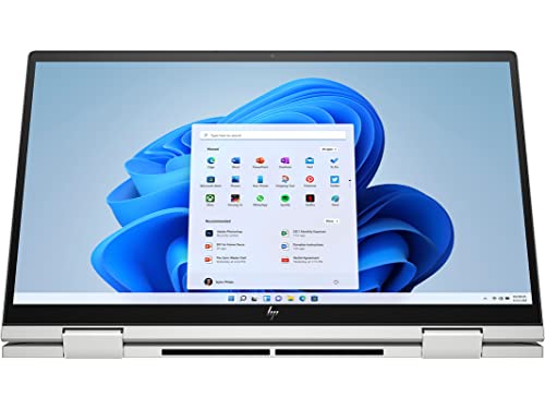 HP 2022 Envy X360 2-in-1 15.6" FHD Touchscreen Laptop, Intel Evo Platform Core i7 1255U, 32GB RAM, 1TB PCIe SSD, Backlit Keyboard, Intel Iris Xe Graphics, Wind 11 Pro, Natural Silver, 32GB USB Card