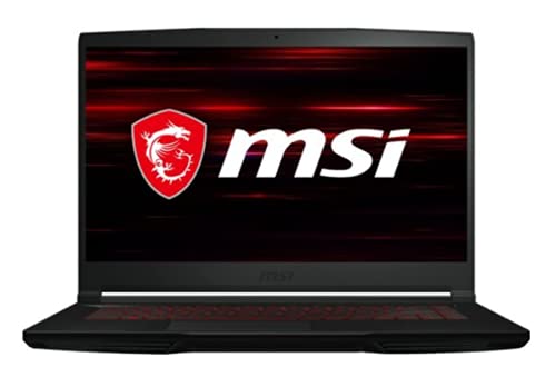 2021 MSI - GF63035 | 15.6" Full HD Gaming Laptop | Intel Core i5-10200H | 8GB DDR4/3200MHz, 256GB SSD (PCI-e) | Black, Windows 10 Home