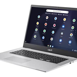 ASUS Chromebook CX1 17 Business Laptop | 17.3" FHD Anti-Glare Display | Intel Celeron N4500 Processor | 4GB DDR4 64GB eMMC Storage | Intel UHD Graphic | ChromeOS + 32GB MicroSD Card