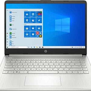 HP Laptop 14-fq1074nr 14" AMD Ryzen 3 5300U 8 GB Memory; 256 GB SSD Storage Windows 11 S Natural Silver(Renewed)