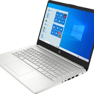 HP Laptop 14-fq1074nr 14" AMD Ryzen 3 5300U 8 GB Memory; 256 GB SSD Storage Windows 11 S Natural Silver(Renewed)