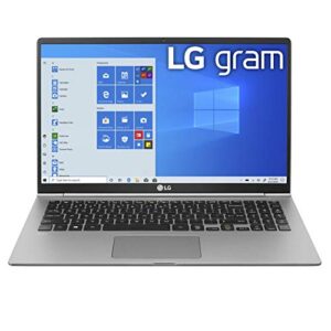 lg gram 15z995-laptop 15.6″ ips ultra-lightweight, (1920 x 1080), 10th gen intel core i5 , 8gb-ram, 512gb ssd, windows 10 home, 17 hour-battery, usb-c, hdmi, -headphone input – silver