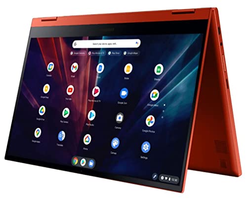 SAMSUNG Galaxy Chromebook 2, Intel® Celeron® Processor, 64GB, 4GB RAM, Fiesta Red (2021 Model) - XE530QDA-KA2US