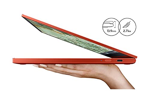 SAMSUNG Galaxy Chromebook 2, Intel® Celeron® Processor, 64GB, 4GB RAM, Fiesta Red (2021 Model) - XE530QDA-KA2US