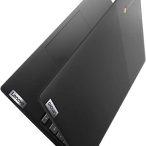 Lenovo 2022 Newest Lightweight Chromebook 3 11.6'' HD Screen Laptop Business Student, Intel Celeron N4020 Dual-Core, up to 2.8 GHZ, 4GB RAM, 64GB eMMC Storage, WiFi 5, Chrome OS +MarxsolCables, Black