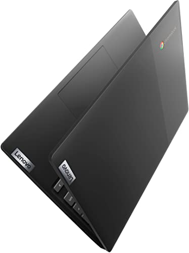 Lenovo 2022 Newest Lightweight Chromebook 3 11.6'' HD Screen Laptop Business Student, Intel Celeron N4020 Dual-Core, up to 2.8 GHZ, 4GB RAM, 64GB eMMC Storage, WiFi 5, Chrome OS +MarxsolCables, Black