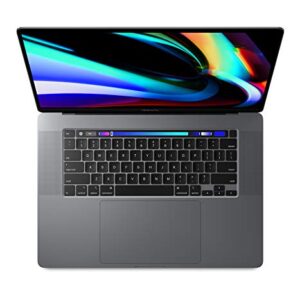 Late 2019 Apple MacBook Pro Touch Bar with 2.4GHz 9th Gen 8 Core Intel i9 (16 inch, 32GB RAM, 2TB SSD) Space Gray (Renewed)