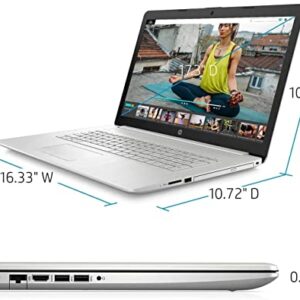 2022 HP Pavilion 17 Laptop, 17.3 FHD Anti-Glare 300 nits, 11th Gen Intel Core i3-1115G4 up to 4.1GHz (Beat i5-8365U), 16GB RAM, 5 Silver 16GB RAM | 512GB SSD hp17 0