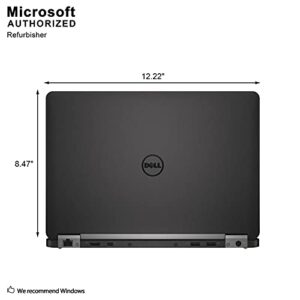 Dell Latitude E7270 12.5-Inch Ultrabook - Intel Core i7-6600U 2.6GHz, 16GB RAM, 256GB SSD, Win 10 Pro (Renewed)